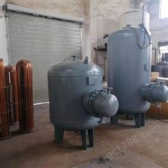 上海立式容积式换热器 周铜盘管换热器 定制卧式蒸汽加热容积式热交换器