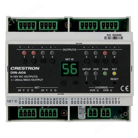 Crestron DIN-4DIMFLV4 快思聪 可调光控制模块 灯光控制