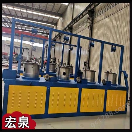 安平高速直进式九连拉丝机 铁丝拔丝机设备厂家