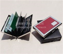 防磁银行卡盒 商务小礼品定制 光面拉丝两种可订制 无锡广告礼品