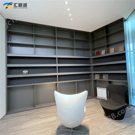 黑色不锈钢板柜 拉丝轻奢客厅不锈钢书柜置物柜定制