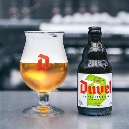 督威（DuveL）比利时原瓶进口精酿 三花啤酒 330ml*24瓶