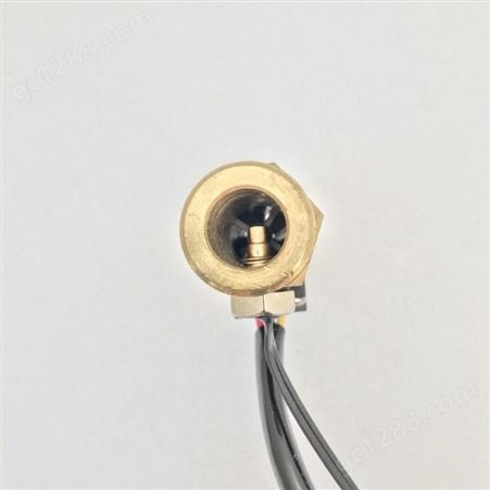 USC-HS21TLT铜4分水流量传感器带温度传感器NTC10K流速1-30L/min
