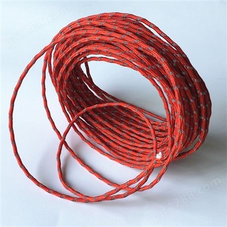 厂家定制涤纶反光绳价格 丙纶反光绳 打包捆扎反光绳厂家生产