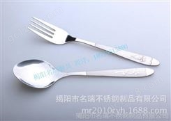 生产不锈钢水果叉 不锈钢叉勺餐具 厂家批发