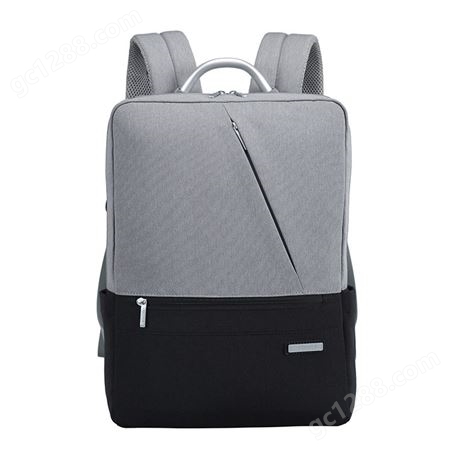 双肩背包电脑包厂家加工定制LOGO商务简约14寸礼品背包