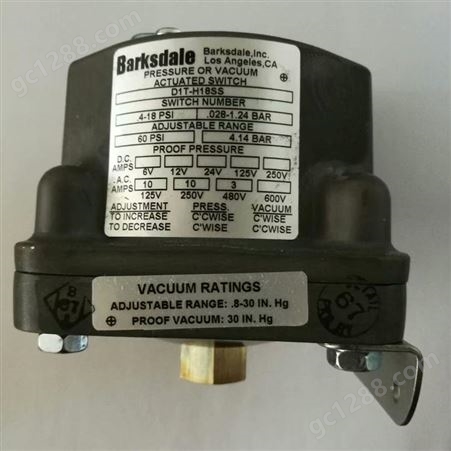 压力继电器 Barksdale代理商压力开关 压力变送器BPS31GVM0050BP UASA3,0003-024