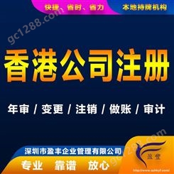 天津 国内注册香港分公司 费用透明 代理香港公司注册 盈丰企业