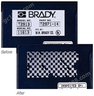 贝迪BRADY B-7566 VOID防伪标签设备管理保修标识