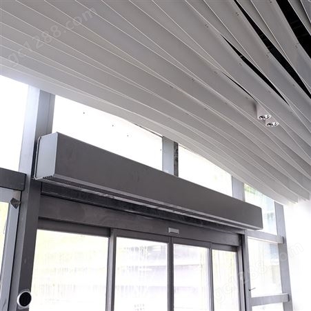 CONPIN康平明装顶吹式电热风幕空气幕提供定制、安装