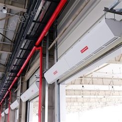北京康平空调明装顶吹式电热风幕 提供定制