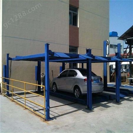 简易四柱式立体停车设备 多功能停车设备