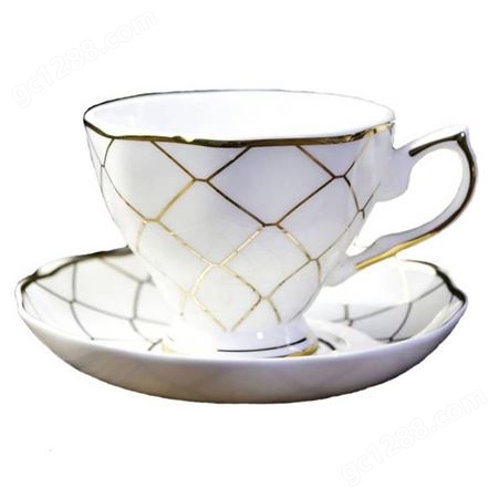 景德镇咖啡杯套装 大号时尚陶瓷杯 咖啡厅定制