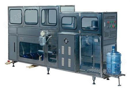桶装水生产线 80-100微电脑自动洗灌机