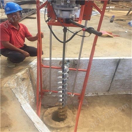 电线杆挖坑机 链条升降式水泥杆打桩设备