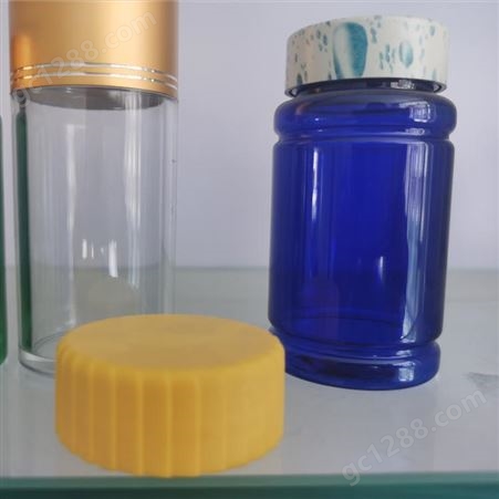 螺纹蓝色塑料盖 瓶盖密封效果 消毒剂瓶 食品包装盖56