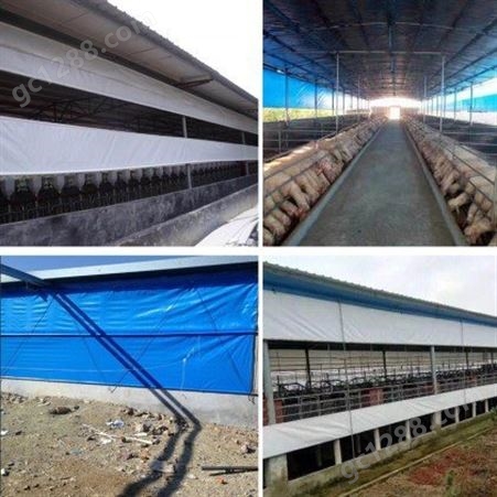 恒顺PVC养殖场卷帘篷布生产厂家 欢迎咨询订购