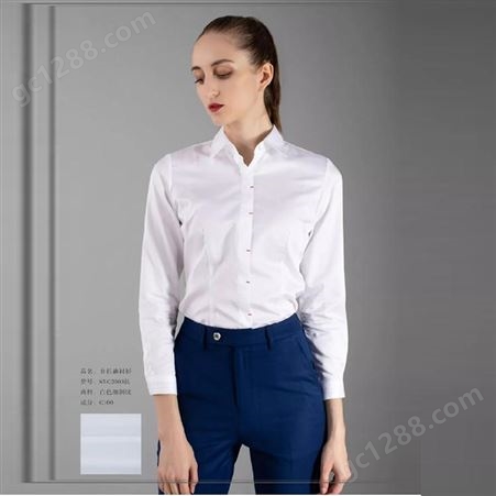 广州华益提供 广州工作服定做 韩版女式衬衫 质优价廉