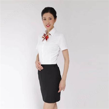 广州华益提供 广州工作服定做 韩版女式衬衫 质优价廉