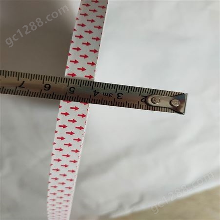 厂家销售封箱胶带箭头纸薄款OPP红绿色箭头纸1.2厘米宽可订制鸿远