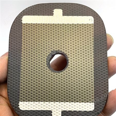 纳科 高温加热片 小异型打孔微晶玻璃陶瓷石墨烯远红外600℃电热板