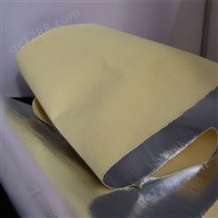 芳纶机织布 耐高温阻燃防火斜纹 铝箔复合布