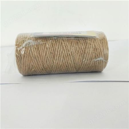 捆绑包装用3股麻球工艺麻绳 杂质接头少 规格多样