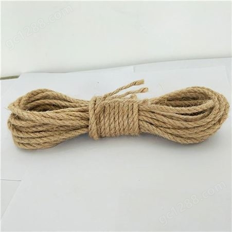 手工编织打捆麻绳样品 粗细规格多样 拉伸性好