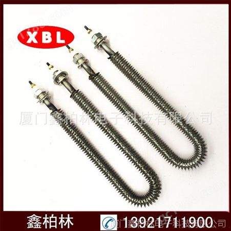 XBL-92不锈钢翅片式电热管，空气干烧加热管，散热片电热管 电加热管