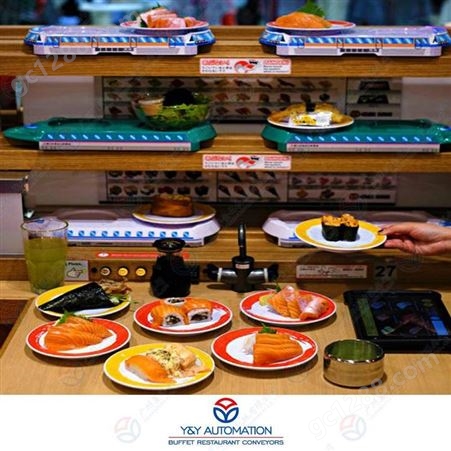 广州昱洋智能火车餐厅多层列车输送设备_实现多方位同时送餐
