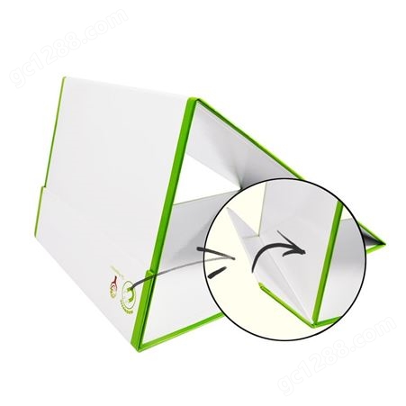 晟丽包装 双面磁性干擦板 可折叠台式桌面三角白板