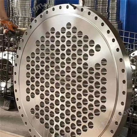 河北鹏翔厂家生产 压力容器法兰管板 折流板 异形管板图纸定做