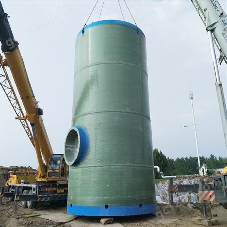 仪征一体化泵站地埋式雨水收集处理 玻璃钢一体化泵站厂家供应