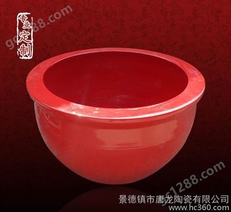 定制陶瓷大缸，景德镇陶瓷大缸定制，雕刻陶瓷大缸厂