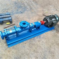 卧式单级螺杆泵 按需定制 G型单螺杆泵 高压螺杆泵 种类繁多