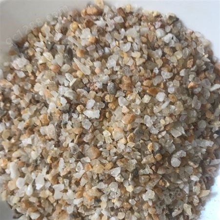 圣亚石英砂 高纯度石英砂20-40目 滤料用石英砂