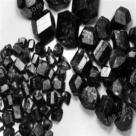 彩色电气石 托玛琳黑色晶体电气石 圣亚矿产