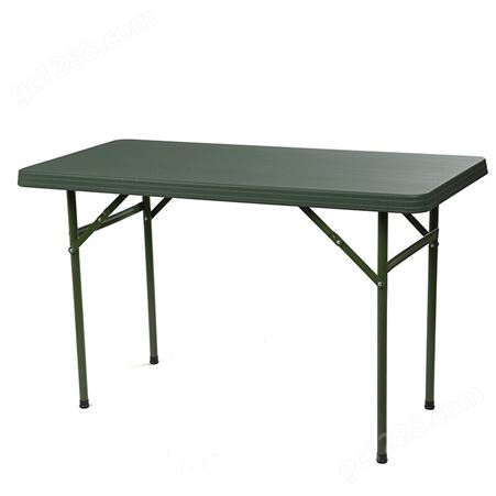 吹塑多用训练桌HDPE钢塑面折叠餐桌野营训练桌