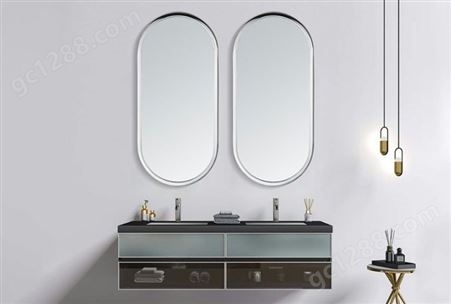 弧形不锈钢镜框-不锈钢竖式椭圆镜框M016