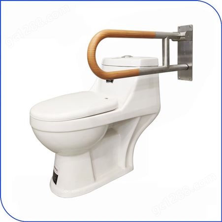 无障碍卫生间不锈钢安全防滑马桶扶手老人浴室上翻折叠坐便器扶手