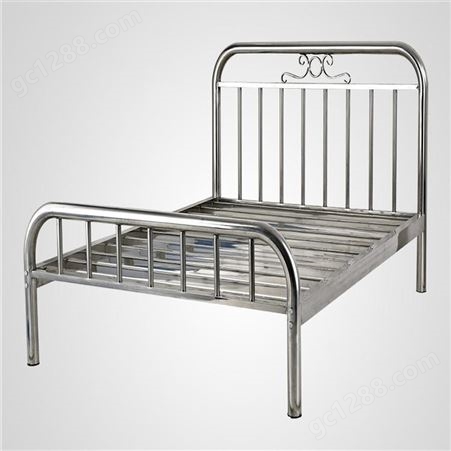 无味铁艺全不锈钢欧式床架单人1.5米 汇瑜新钢业不锈钢单层床