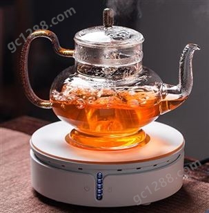 透明玻璃茶壶  功夫茶具  单壶耐热烧水壶   绿茶泡茶器