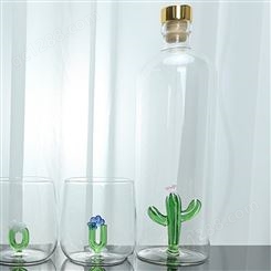 直管玻璃白葡萄酒瓶  空心玻璃瓶  白兰地洋酒瓶  工艺酒瓶