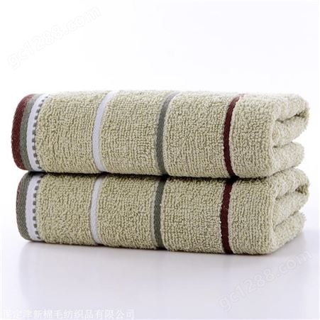 彩条纯棉毛巾  卫生间浴室毛巾 自产自销 津津