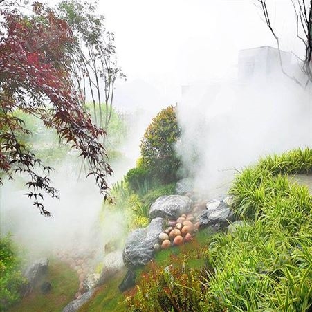 水云间园林雾森系统 人造雾景观设计施工