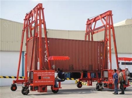 上海宝垒集装箱简易提升机 供应物流园集装箱吊车