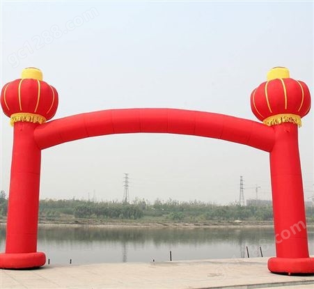 彩虹拱桥定制 充气气模卡通模型订购 开业大气球气模拱门