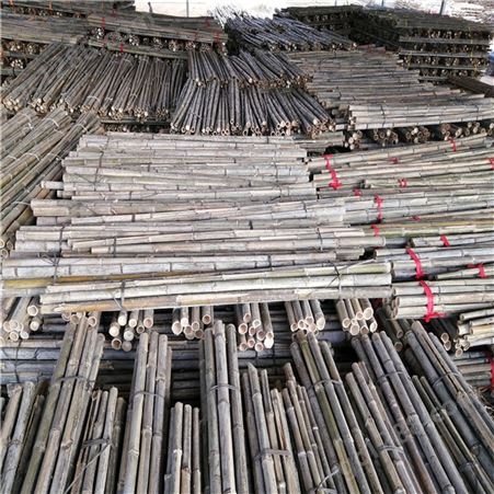 大量批发2米粗竹竿 农用园林用绿化用工地用2米粗竹杆竹尾