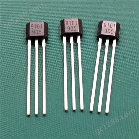 MT9101A 芯片丝印9101 印字 线性霍尔 灵敏度1.5 (mV/Gs)
