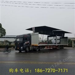 重庆大型飞翼车价格 13米翼开启厢式车改装供应